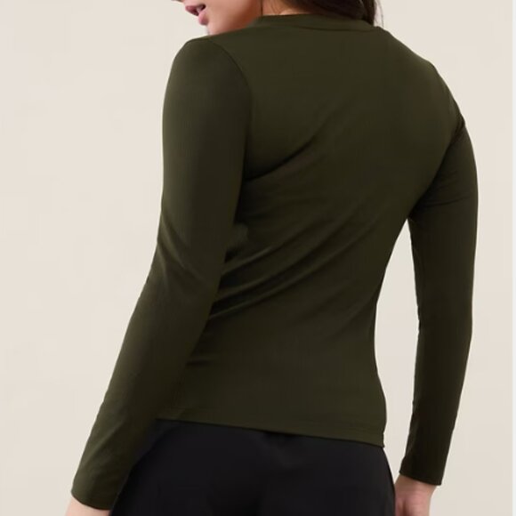 Athleta Renew Seamless V-Neck Top, Size Medium - Picture 2 of 10